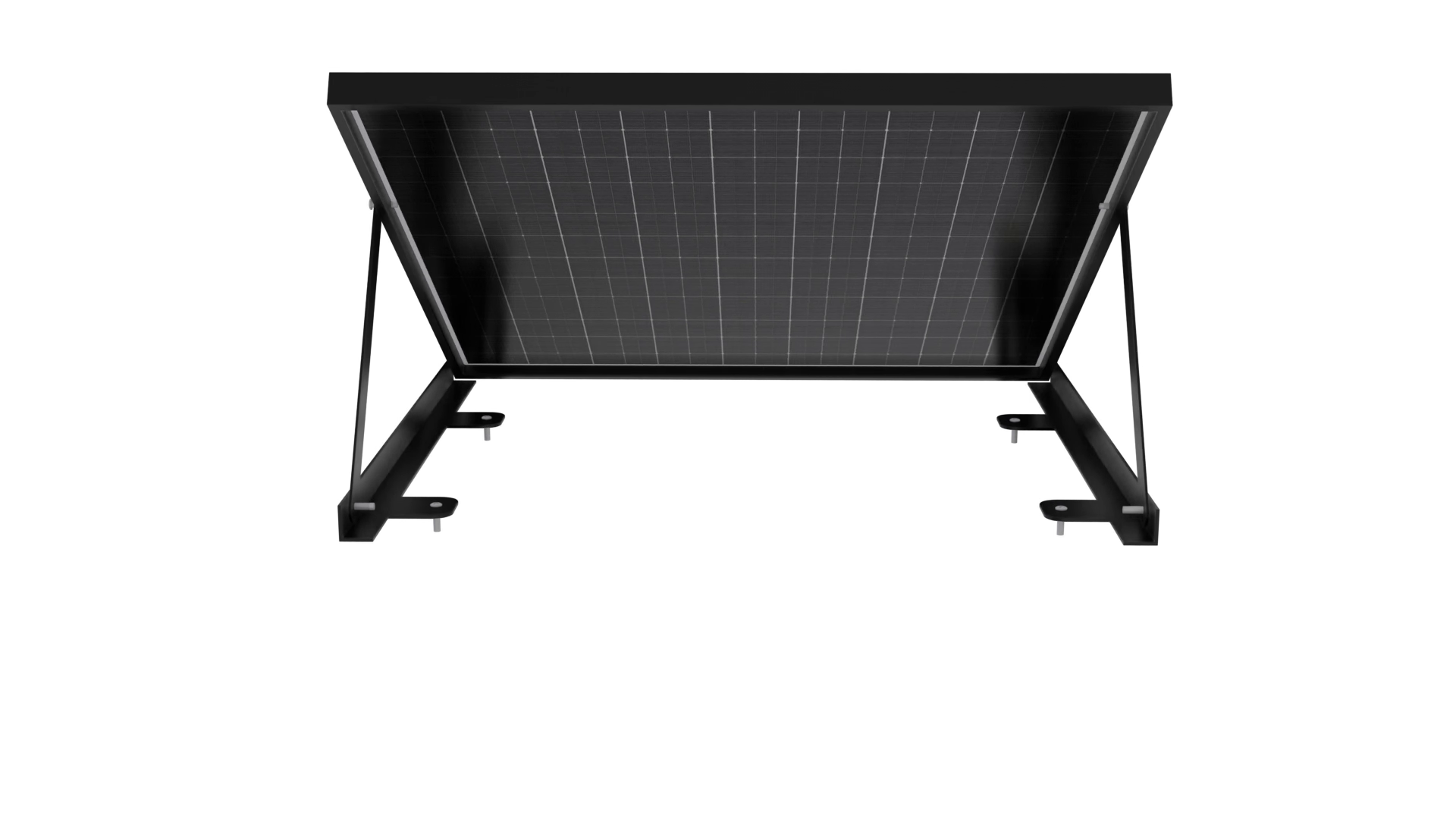 Panel back view