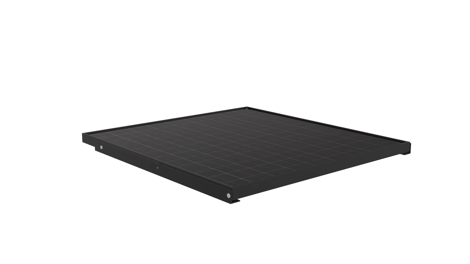 Panel laid flat